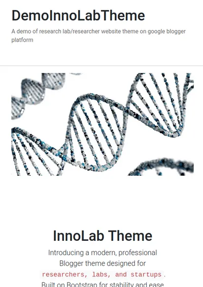 Screenshot of Research Lab